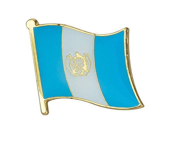 Guatemala Flag Lapel Pin - 5/8" x 5/8"