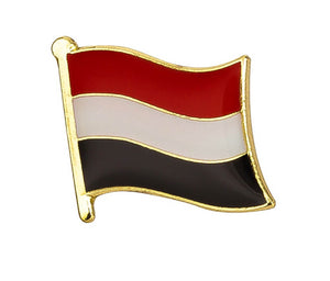 Yemen Flag Lapel Pin 3/4" x 5/8"