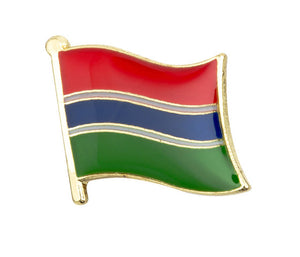 Gambia Flag Lapel Pin - 3/4" x 5/8"
