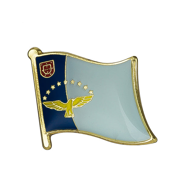 Azores Flag Lapel Pin 5/8" x 5/8"