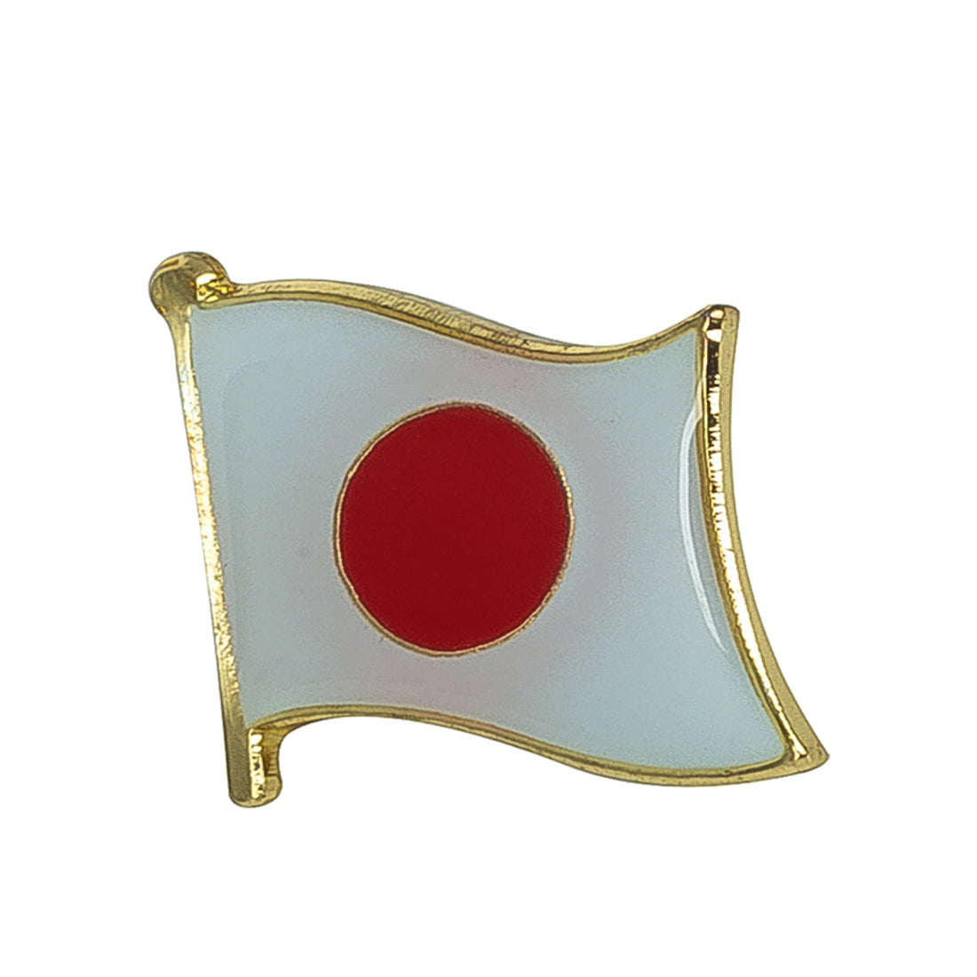 Japan Flag Lapel Pin - 3/4" x 5/8"