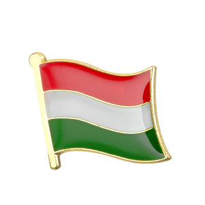 Hungary Flag Lapel Pin - 3/4" x 5/8"
