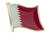 Qatar Flag Lapel Pin 5/8" x 5/8"