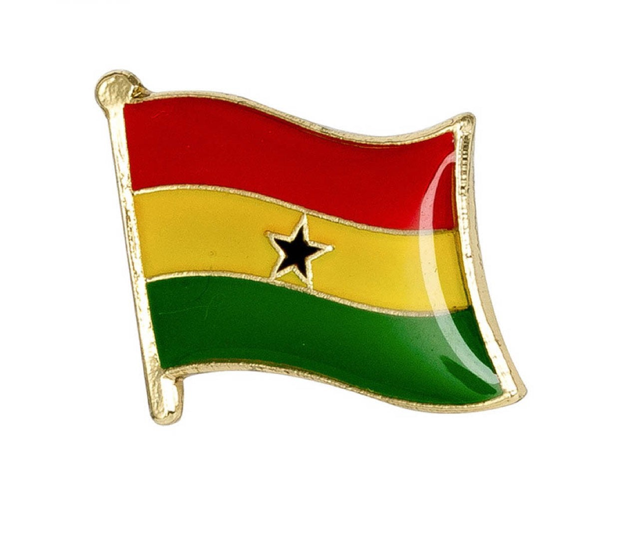 Ghana Flag Lapel Pin - 3/4" x 5/8"