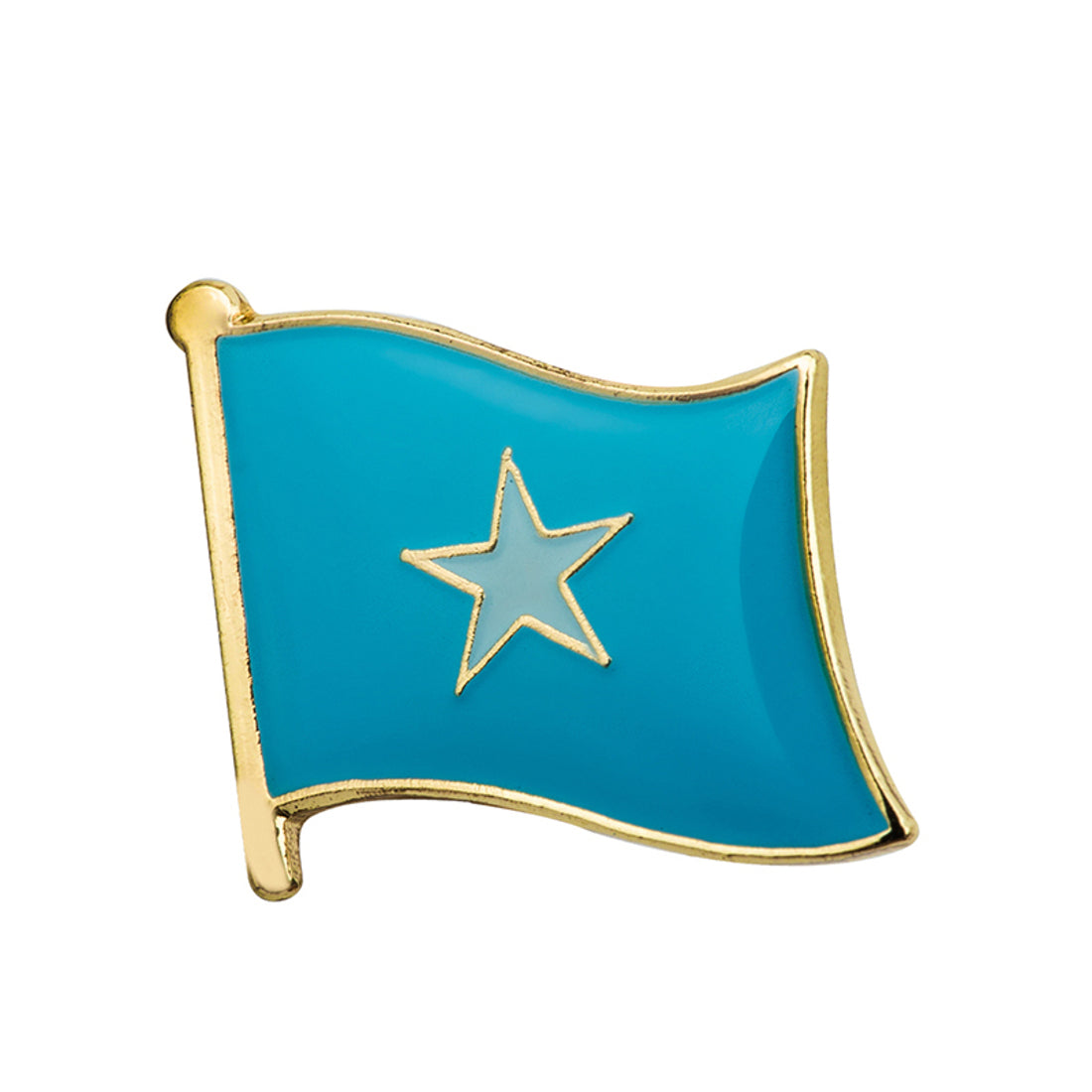 Somalia Flag Lapel Pin 3/4" x 5/8"