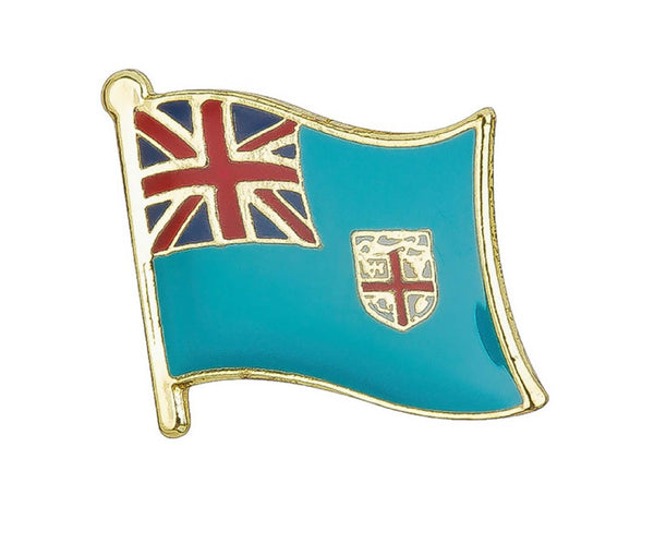 Fiji Flag Lapel Pin - 3/4" x 5/8"