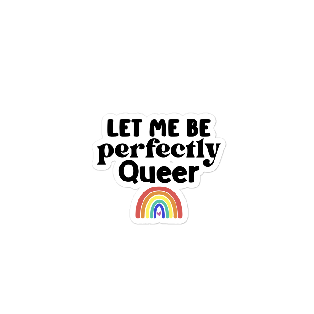 Perfectly Queer Bubble-free stickers