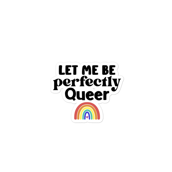 Perfectly Queer Bubble-free stickers