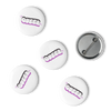Queer x Asexual Set of 5 pinback buttons