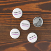 Queer x Asexual Set of 5 pinback buttons