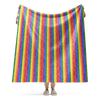 Rainbow Crayons Sherpa blanket