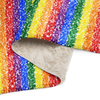 Rainbow Crayons Sherpa blanket