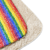 Rainbow Crayons Sherpa blanket