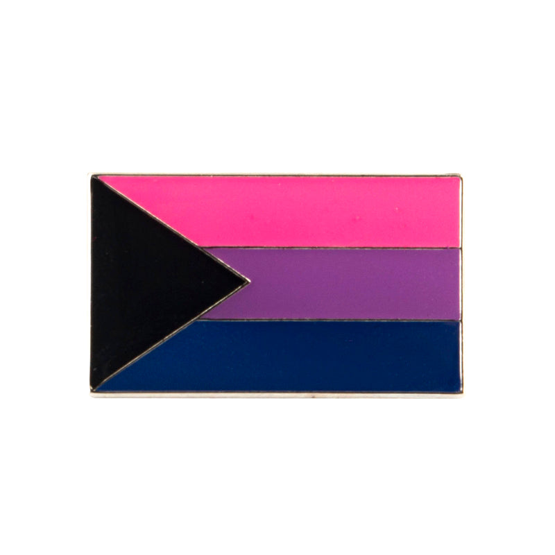 Demibisexual Flag Lapel Pin 1" x 5/8"