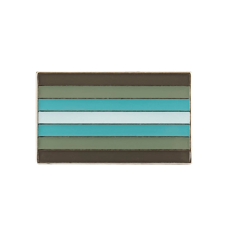 Demiboy Flag Lapel Pin 1" x 5/8"