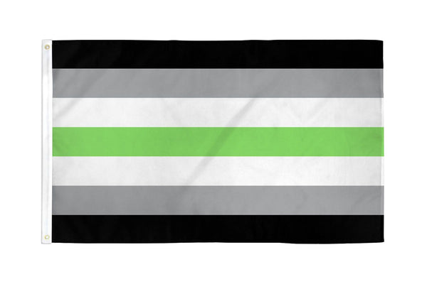 Agender Waterproof Flag 3x5ft Poly