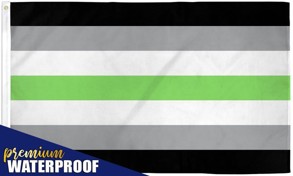 Agender Waterproof Flag 3x5ft Poly