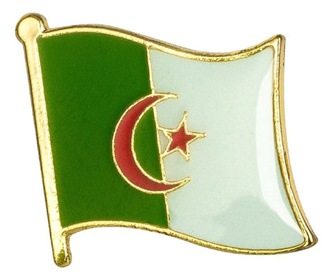 Algeria Flag Lapel Pin - 3/4" x 5/8"