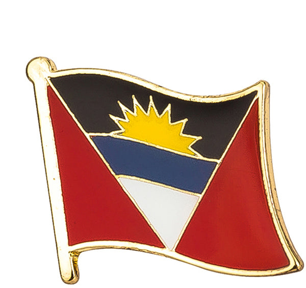 Antigua and Barbuda Flag Lapel Pin - 3/4" x 5/8"