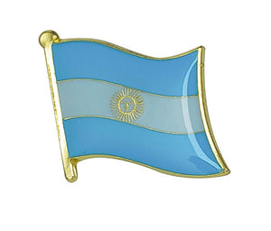 Argentina Flag Lapel Pin - 3/4" x 5/8"