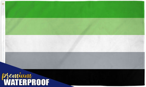 Aromantic Waterproof Flag 3x5ft Poly