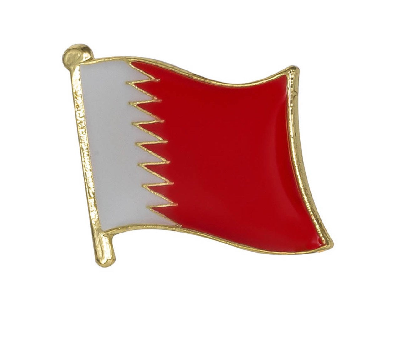 Bahrain Flag Lapel Pin - 3/4" x 5/8"