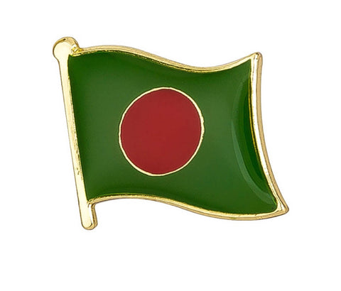Bangladesh Flag Lapel Pin - 3/4" x 5/8"