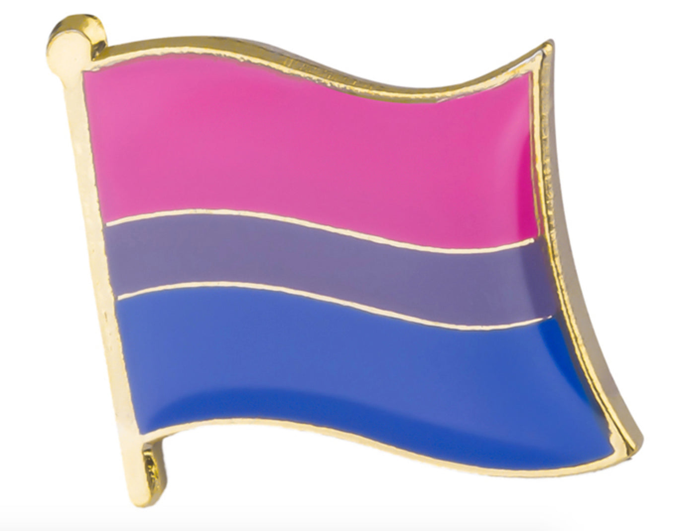 Bisexual Flag Lapel Pin - 5/8