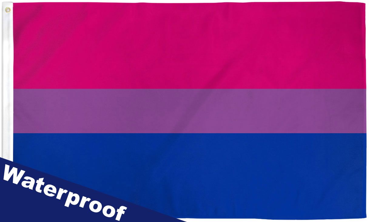 Bisexual Waterproof Flag 3x5ft Poly