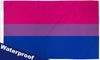 Bisexual Waterproof Flag 3x5ft Poly