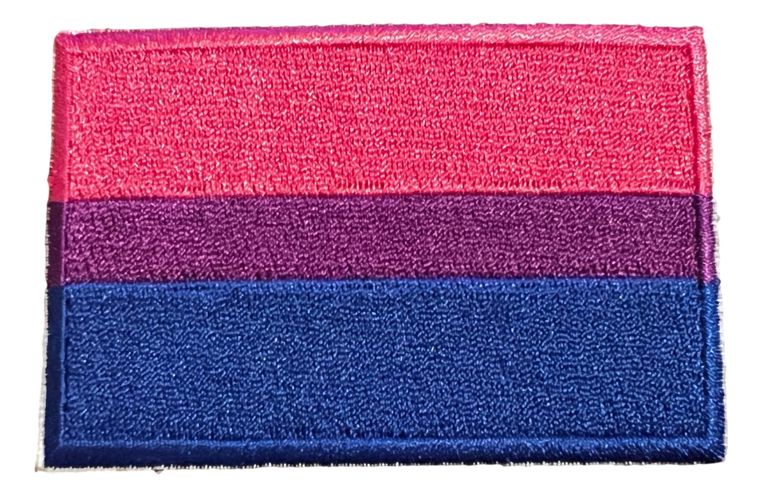 Bisexual Flag Large Iron On Patch 3