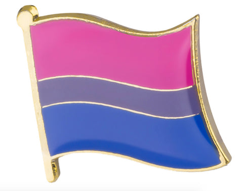 Bisexual Flag Lapel Pin - 3/4" x 5/8"