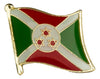 Burundi Flag Lapel Pin - 5/8" x 5/8"