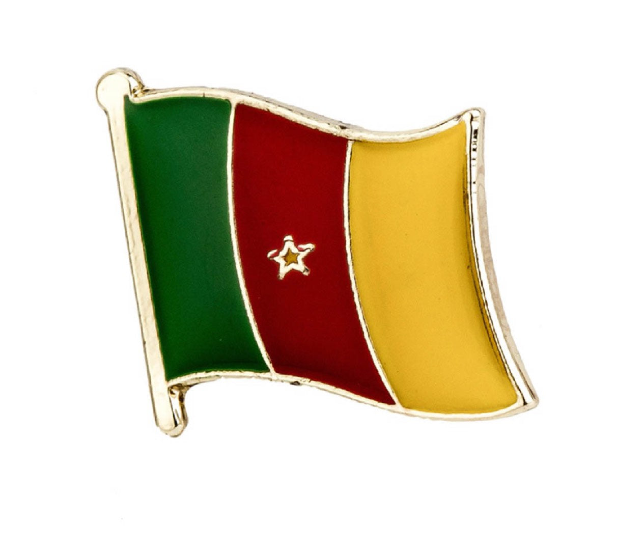 Cameroon Flag Lapel Pin - 5/8