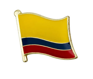 Colombia Flag Lapel Pin - 3/4" x 5/8"