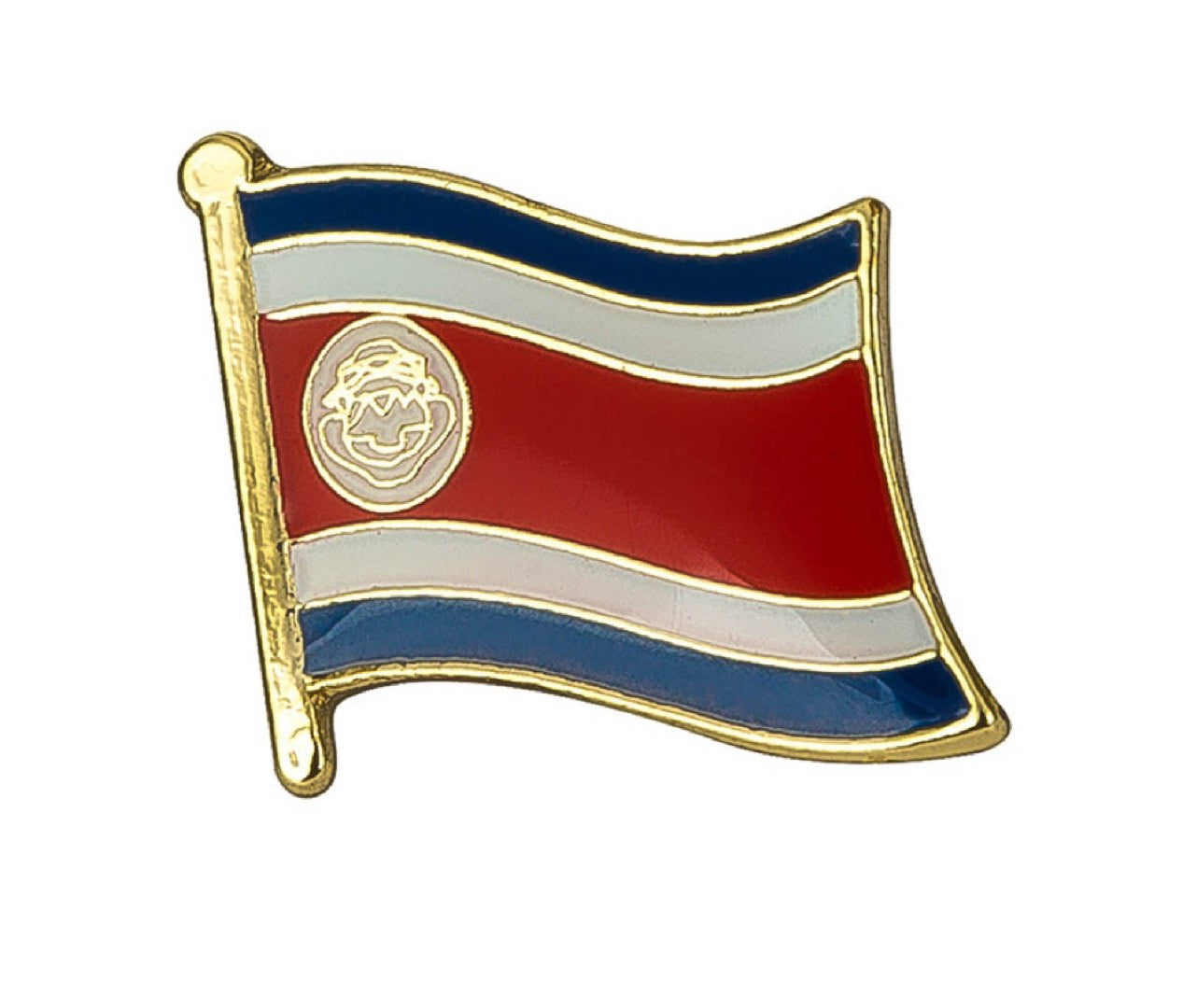 Costa Rica Flag Lapel Pin - 5/8