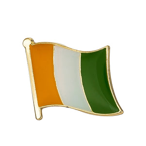 Côte D'Ivoire Flag Lapel Pin - 3/4" x 5/8" - Ivory Coast