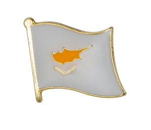 Cyprus Flag Lapel Pin - 3/4" x 5/8"