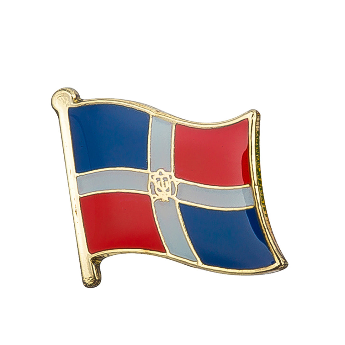 Dominican Republic Flag Lapel Pin - 5/8