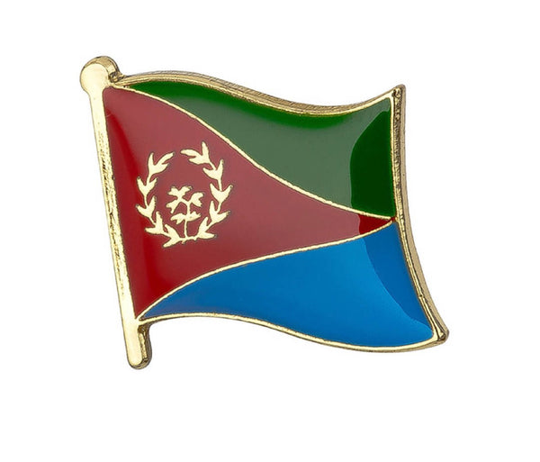 Eritrea Flag Lapel Pin - 3/4" x 5/8"