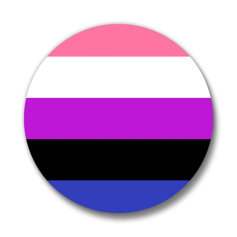 Genderfluid Flag 1.25" Pinback Button