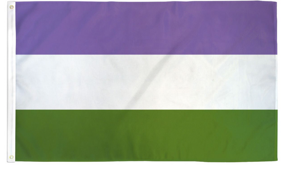 Genderqueer Waterproof Flag 3x5ft Poly