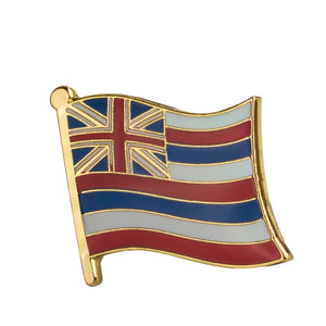 Hawaii Flag Lapel Pin 3/4" x 5/8"