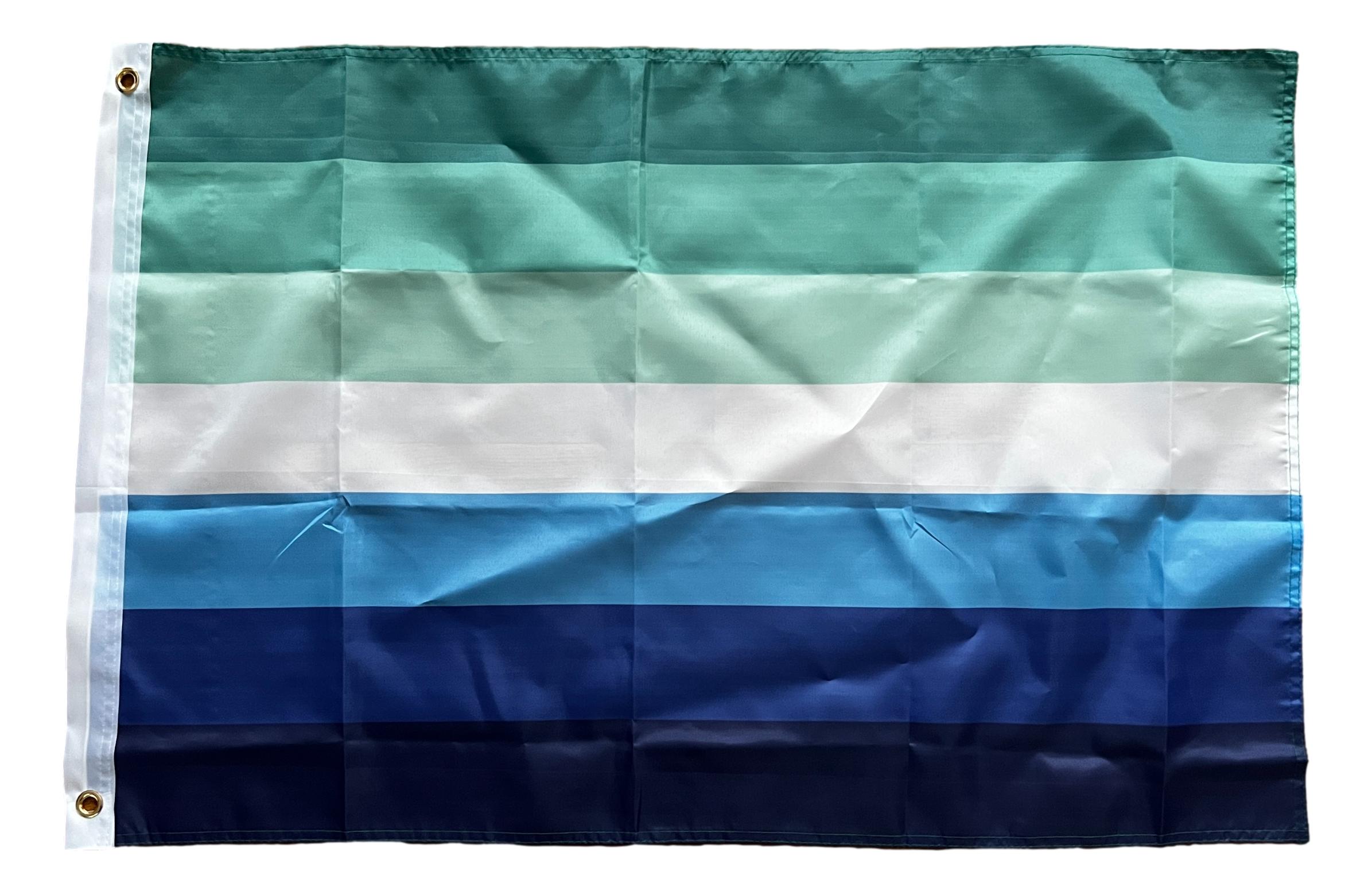 Gay Male Pride Flag 2' x 3' Waterproof Poly Flag