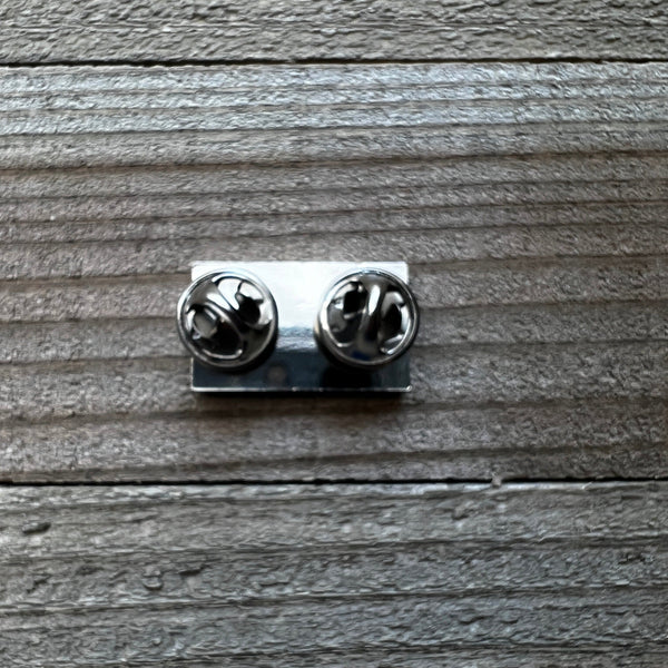 Ally Flag Lapel Pin 1" - Updated Silver