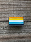 Aroace Flag Lapel Pin - 1" x 5/8"