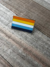 Aroace Flag Lapel Pin - 1" x 5/8"