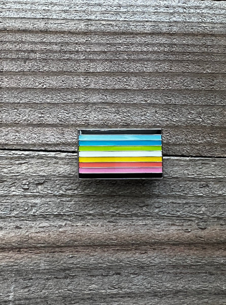 Queer Flag Lapel Pin - 1" x 5/8"