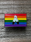 Two Spirit Flag Lapel Pin - 1" x 5/8"