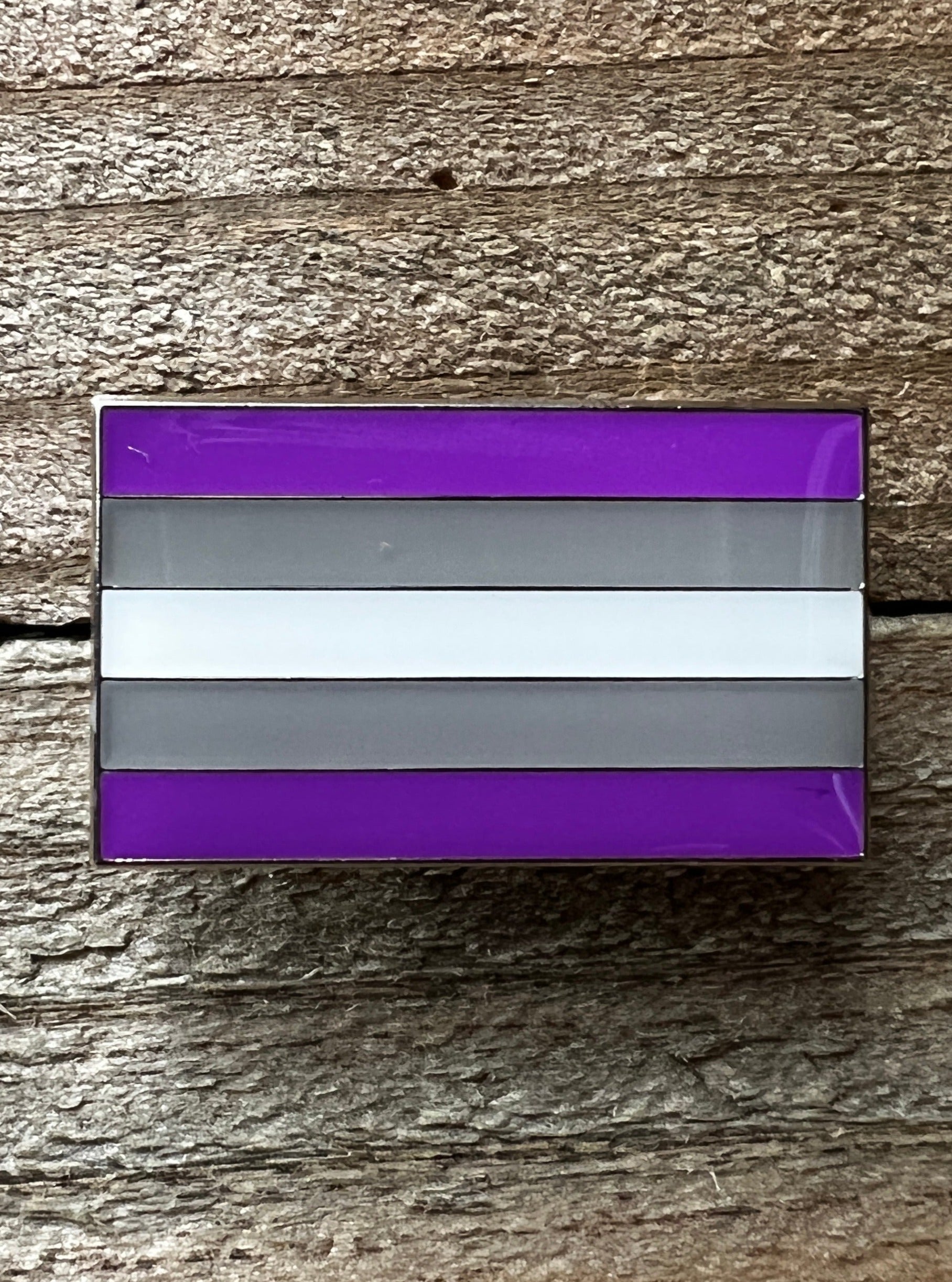 Graysexual Flag Lapel Pin - 1